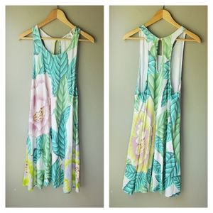 Mara Hoffman A Line Floral Dress Medium